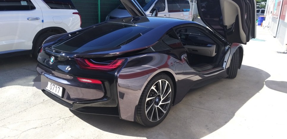 인천랩핑 BMW i8 블랙크롬 전체랩핑 시공 포스팅 / 랩핑의 끝판왕 블랙크롬 / 시선집중 / i8랩핑 / 청라랩핑