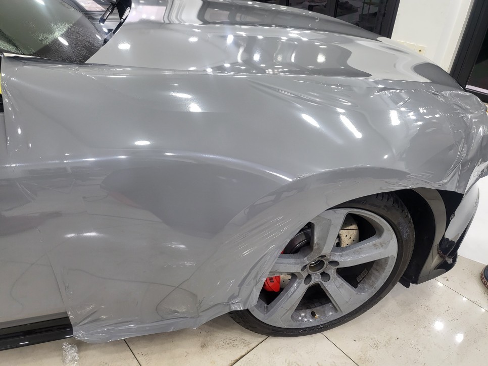 벤츠 AMG GT43 랩핑 잘하는곳 / 공구리랩핑 / 3m 애쉬그레이 / 벤츠 랩핑 / AMG GT43랩핑 루프스킨 / 생활보호PPF / 인천랩핑 송도랩핑 청라랩핑
