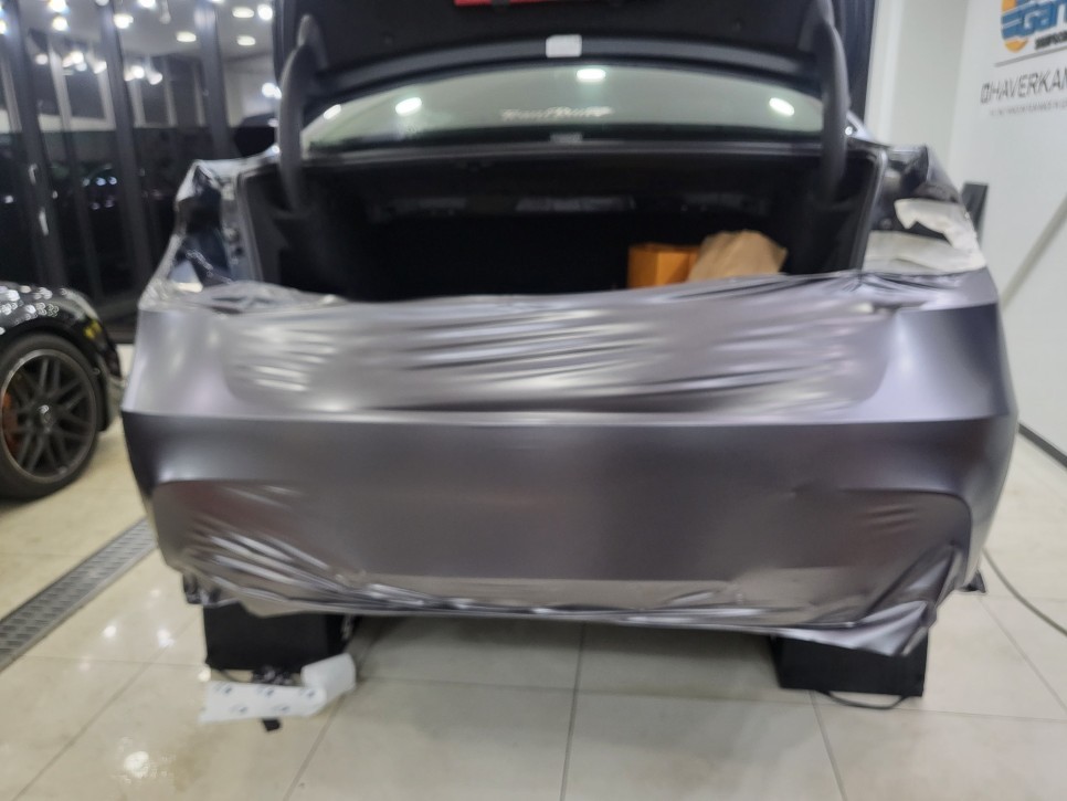 BMW 320d 전체랩핑 잘하는곳 / 사틴다크그레이 전체랩핑 / 3시리즈 랩핑 / 청주랩핑 청주시랩핑 / 인천 서구, 부평, 부천