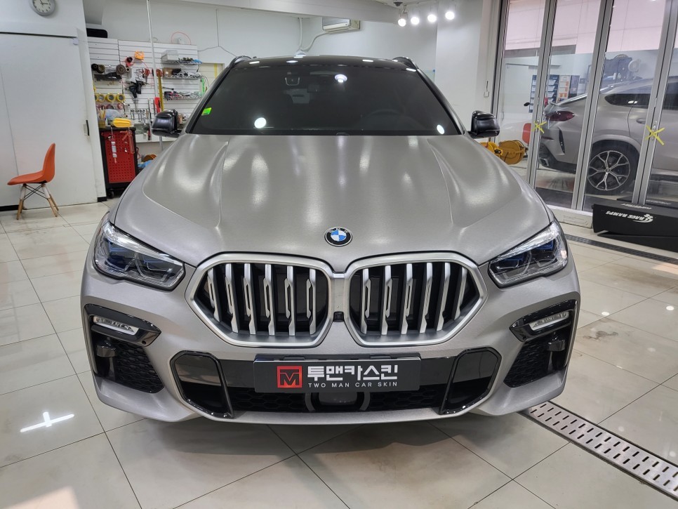 BMW x6 티타늄 브러쉬 전체랩핑 / 에이버리데니슨 / x6랩핑 전문점 / 인천 x6 랩핑 / 인천랩핑 전문점 / 투맨카스킨 / 인천 서구, 부평, 부천