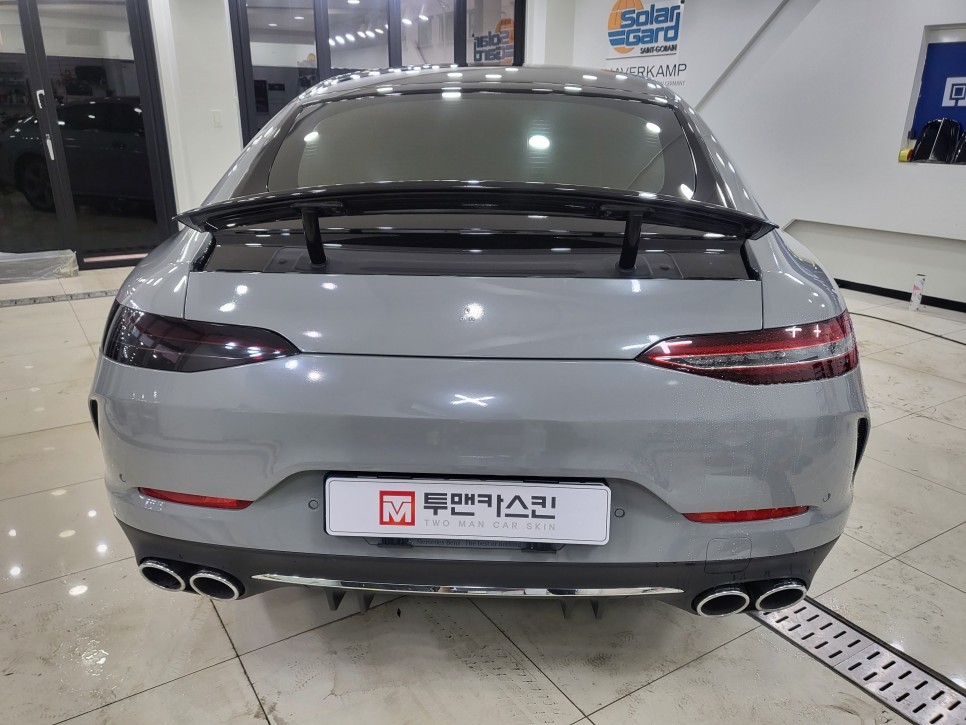 벤츠 AMG GT43 랩핑 잘하는곳 / 공구리랩핑 / 3m 애쉬그레이 / 벤츠 랩핑 / AMG GT43랩핑 루프스킨 / 생활보호PPF / 인천랩핑 송도랩핑 청라랩핑