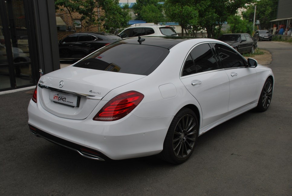 [수원랩핑] 벤츠S클래스 전체랩핑 / 수원, 광교, 화성, 동탄