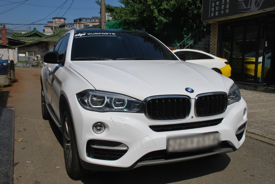 [수원/랩핑] BMW X6 에이버리 화이트유광 전체랩핑 / 수원, 광교, 화성, 동탄