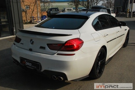 수원 랩핑 BMW6시리즈 고광택 블랙유광 루프스킨 잘하는곳 !