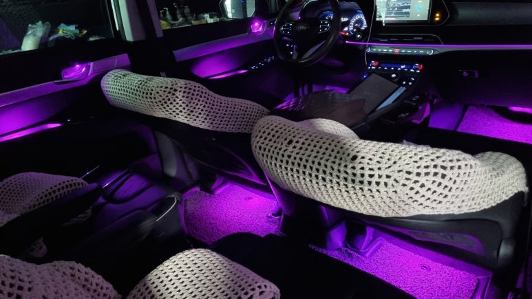 부산 팰리세이드 비노출 엠비언트라이트 / 은은한 실내 분위기로 변신 / 렌즈엠비언트 무드등 시공 후기 / 부산진구