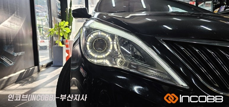 부산 그랜저HG 아이라인 미등 눈썹등 써클 LED 수리 / 부산진구