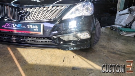 현대자동차 그랜저HG 뉴페이스기어봉 및 순정5구LED 안개등 시공 / 경남 양산