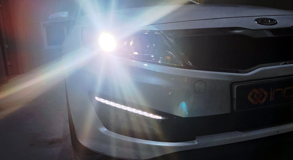 1세대 1.5세대 2세대 K5 전조등 LED로 바꿔도 자동차검사 통과 문제 없지? 반사반 광도미달도 한꺼번에 해결 가능하지? / 김포 고촌읍