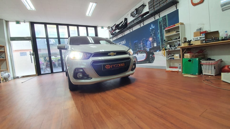 스파크 led 라이트 전조등 교체하기 / 인천 서울 김포 일산 파주 계양 계산 장기 임학 부천 부평 검단 검암 시흥 시화 / 김포 고촌읍