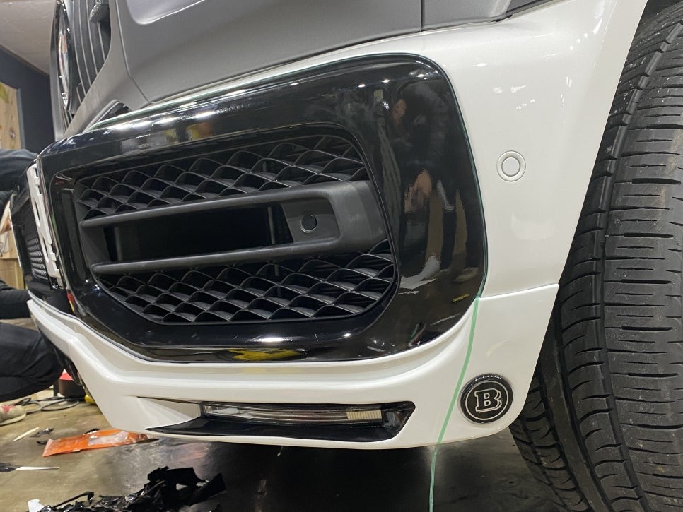 [팀카스킨 서초점] 벤츠 #G63 #AMG #G바겐전체랩핑 되어있는 차량 사고수리 후 재시공 / 서초구 방배동