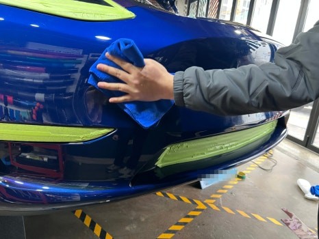 [팀카스킨 서초] 테슬라 모델Y 보험건 / 서초구 방배동