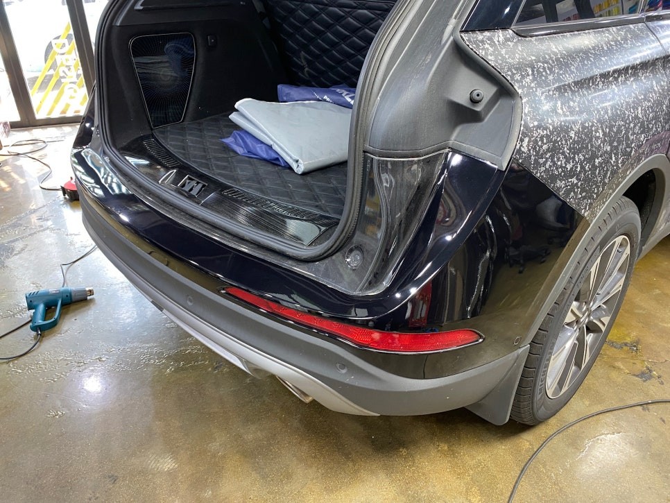 [팀카서초] 링컨 커세어 3M 무광 포지드카본 뒷범퍼, 뒷휀다 부분 재시공 / 서초구 방배동