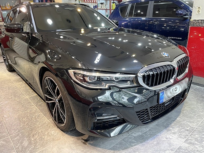 자동차 물때 제거 BMW320d 투어링 수성고광택