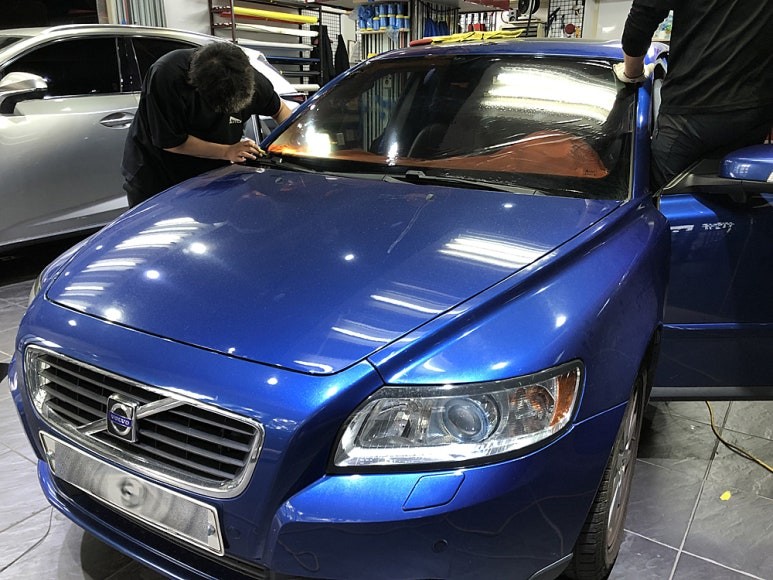 볼보S40 열차단 전면썬팅 [SKC 마스터즈 35%] / 서울 서대문