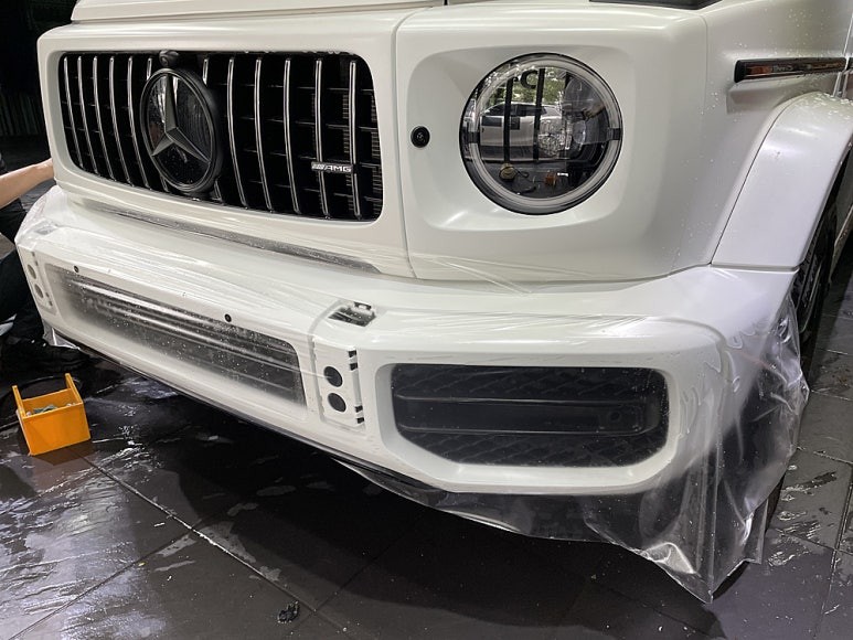 벤츠G63 AMG 앞범퍼 무광PPF 피해차량 보험처리 / 서울 서대문