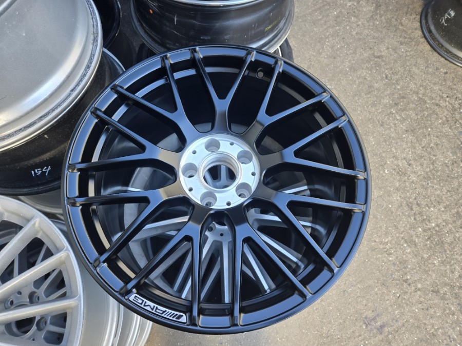 원조[부산휠복원] 벤츠 CLS63 AMG 휠 복원 작업! / 부산 기장군