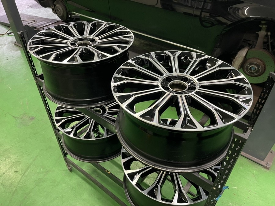 벤츠 S560 다이아컷팅 휠복원