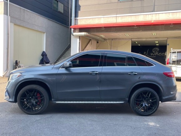 천안 벤츠GLE63AMG 사틴블랙 휠복원 작업기.