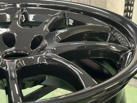 머스탱 유광블랙 휠도색작업기