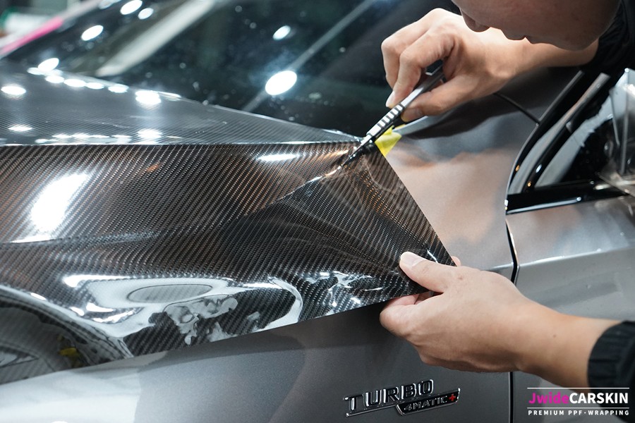 벤츠 A45AMG 듀오톤랩핑 및 카본PPF 블랙PPF 시공