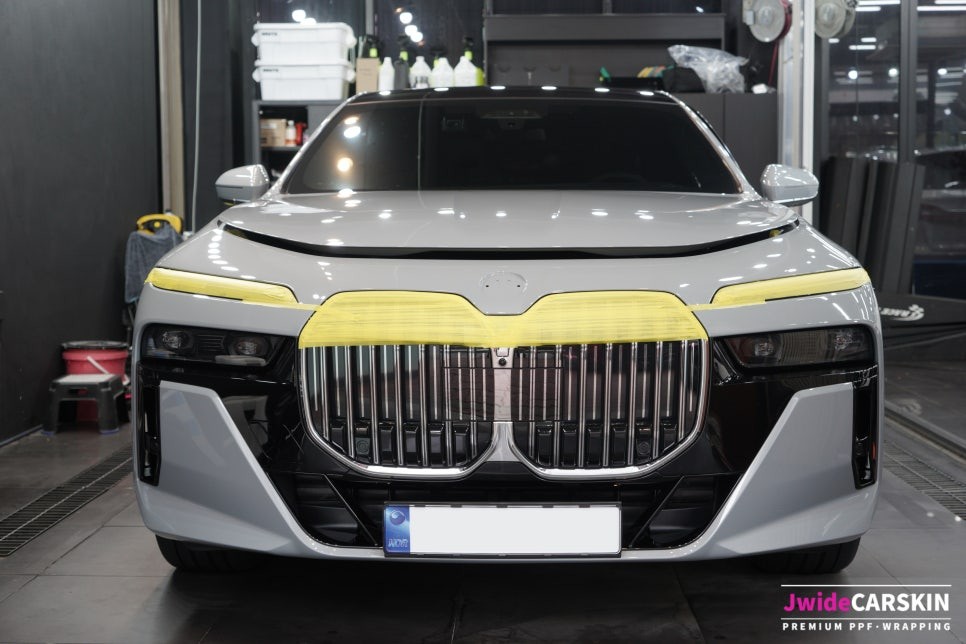 경기남부 / BMW 7시리즈 듀오톤 고광택 유광 블랙 랩핑 + 전체 PPF 작업 / 경기 수원 영통 / 수원.화성