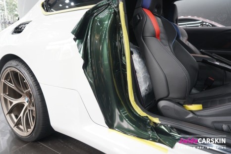 경기남부 / BMW M2차량에 미드나잇 그린 전체랩핑 시공 후기 / 광교ppf 제이와이드 / 경기 수원 영통 / 수원.화성