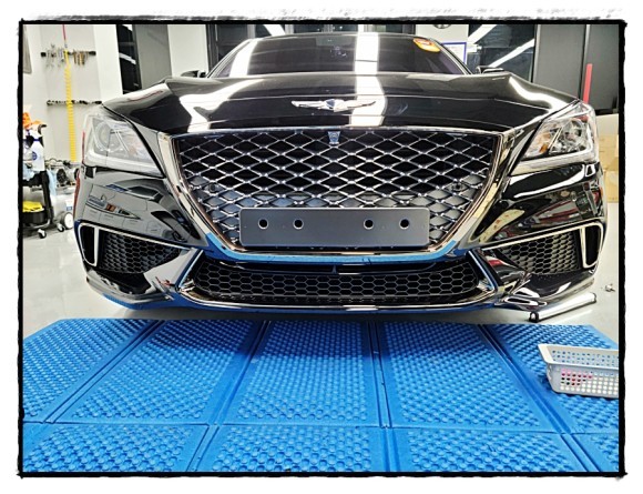 제네시스 g80 스포츠범퍼 개조 / 수원, 화성