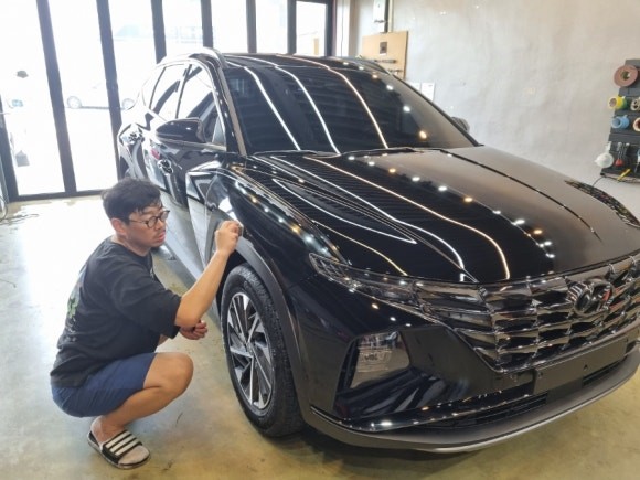 신차의 관리~투싼 유리막코팅 시공 / 경기 화성 봉담