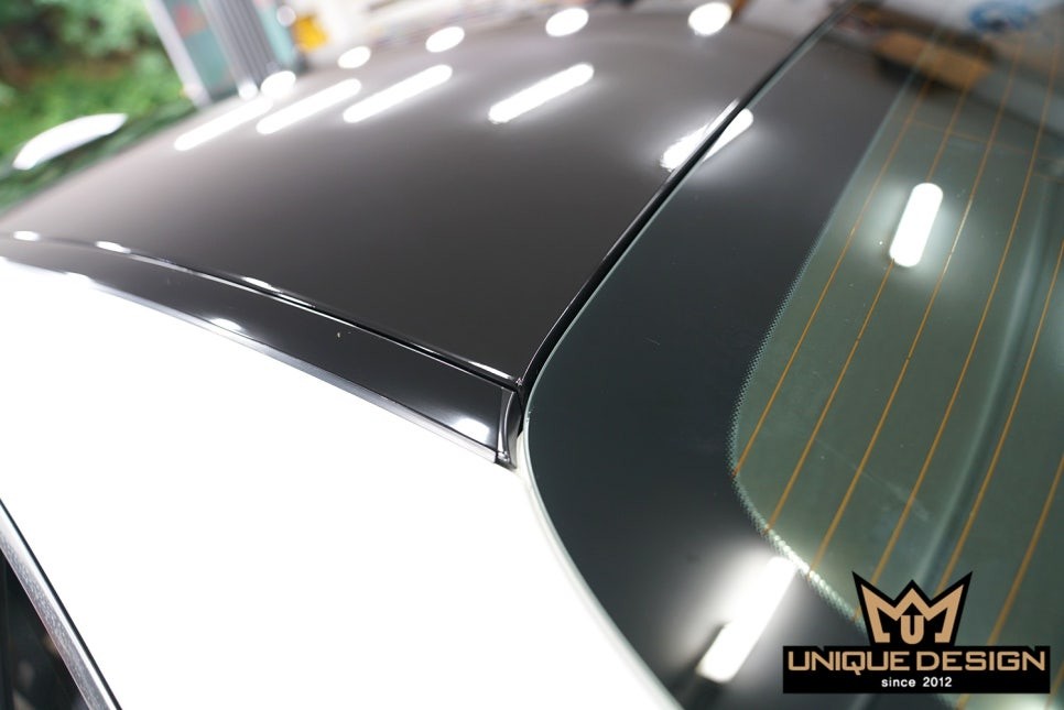 벤츠(w213) E220d 루프스킨 제거 및 재시공.