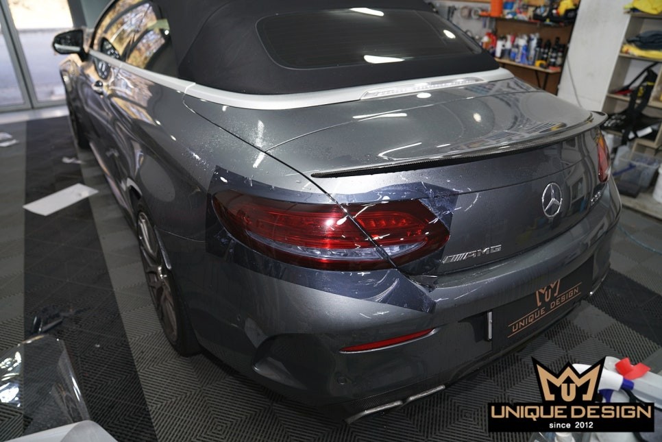 의정부 벤츠 C63AMG 보호필름 PPF 부착시공기-