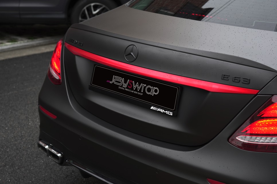 강남랩핑[제이스랩]:: 벤츠 E63 AMG 무광 다크그레이 전체랩핑/ LB필름 / 강남, 서초, 선릉