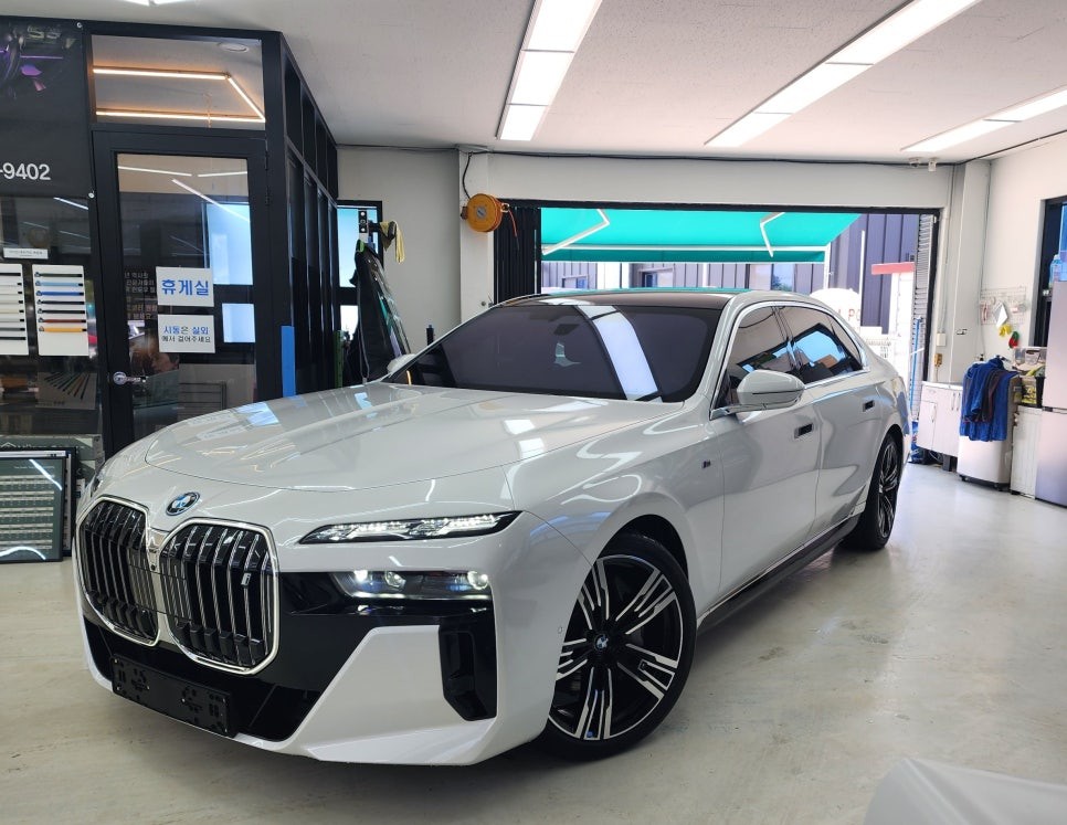 전주 BMW i7 썬팅 신차 시공 제대로 잘 받을 수 있는곳 찾기