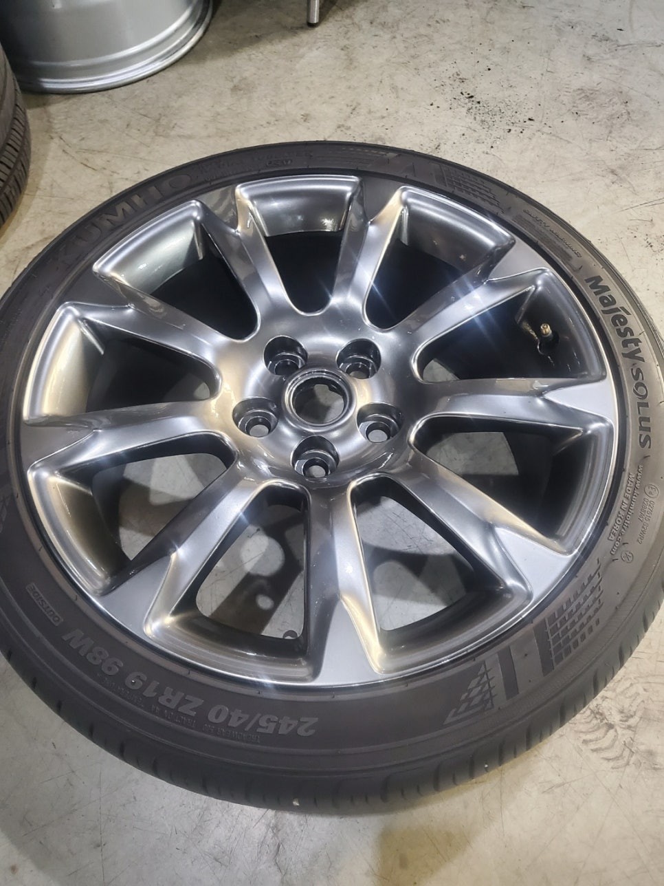 안산휠도색 알페온 고스트크롬 휠 도색 / 안산시 이동