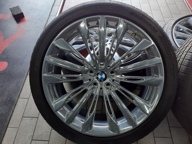 대전휠수리전문점 봉타이어 BMW 6GT 20인치          버핑휠수리 버핑크롬도색 복원 / 대전 복용동