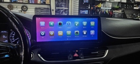 그랜저IG12.3인치 카나로 안드로이드 올인원 매립