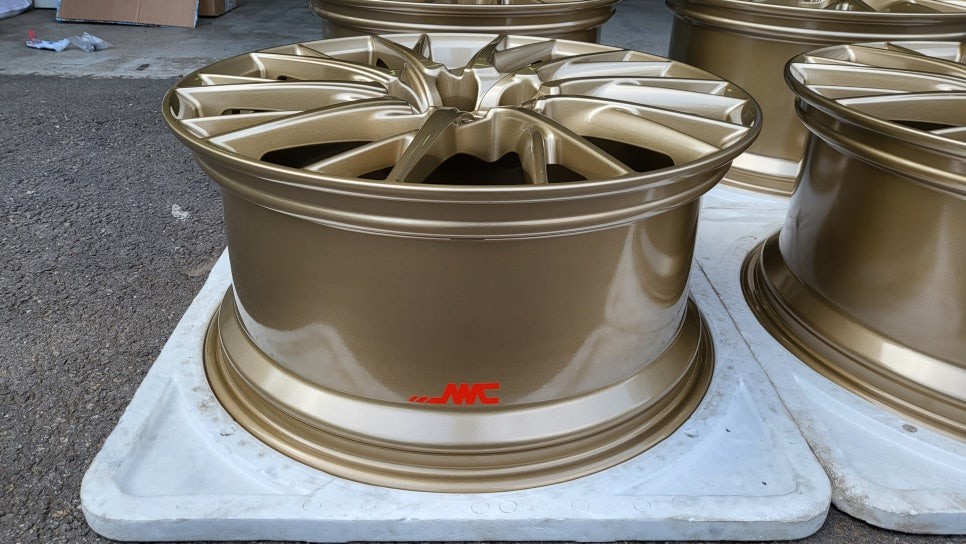 렉서스 RC F 휠도색 작업, 골드휠도색 , 골드브론즈 / 인천 계양구 서운동