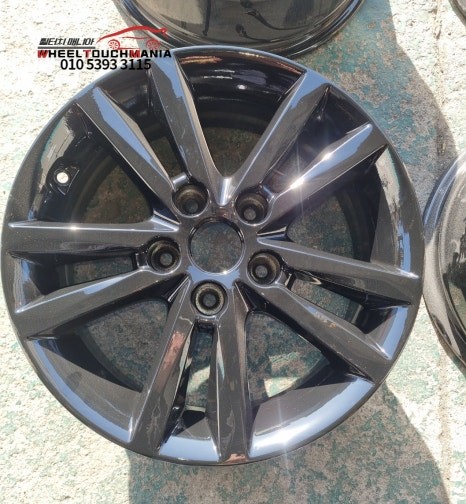 휠터치매니아 [ 소나타 16인치 순정휠 복원후기] 휠용접 휠수리 휠복원 휠도색 전문 업체 / 포천시 가산면