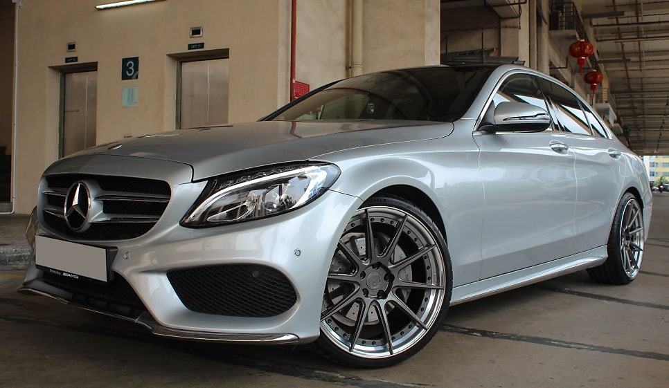 벤츠 W205 C43AMG 20인치 휠타이어 아미트릭스 가변배기시스템