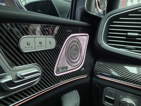 진주 레트로핏 벤츠gle 53amg 실내 송풍구.부메스터.미드커버 엠비언트 실내 구경하기 / 진주, 창원