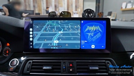 BMW 5시리즈(F10) 12.3인치 안드로이드 올인원 설치 / 경남 창원