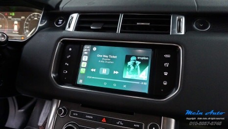 레인지로버 스포츠(L494) 티맵, 카카오 내비 사용 무선 애플 카플레이 & 안드로이드 오토 설치 / 경남 창원