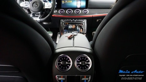 2022 벤츠 C257 CLS53 AMG 순정 R 버튼 활성화, 리어 송풍구 앰비언트 / 경남 창원