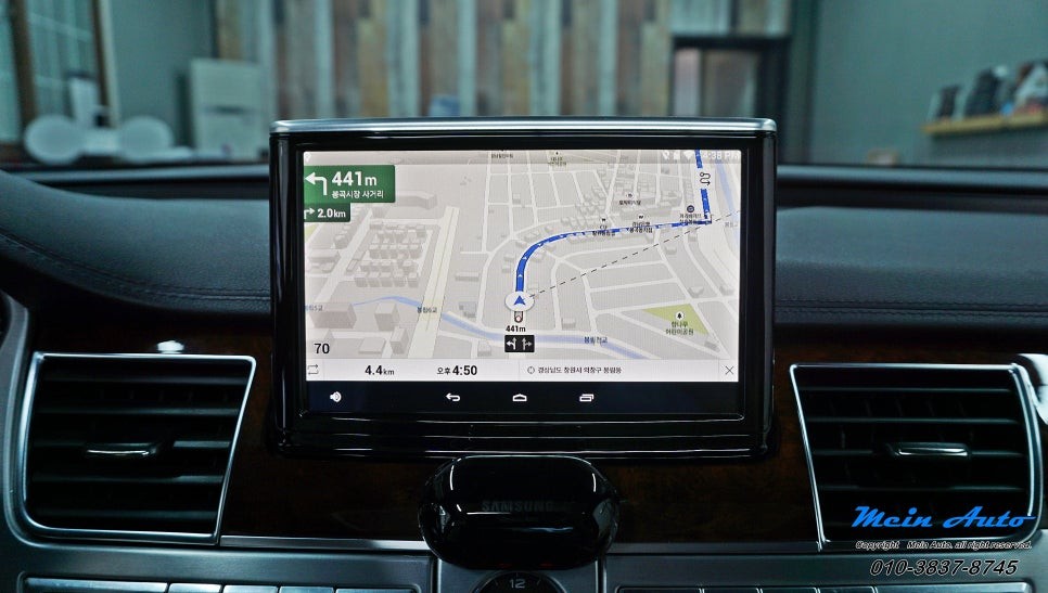 2011 아우디 A8 D4 안드로이드 네비게이션 M2C-200A 카블릿 / 경남 창원