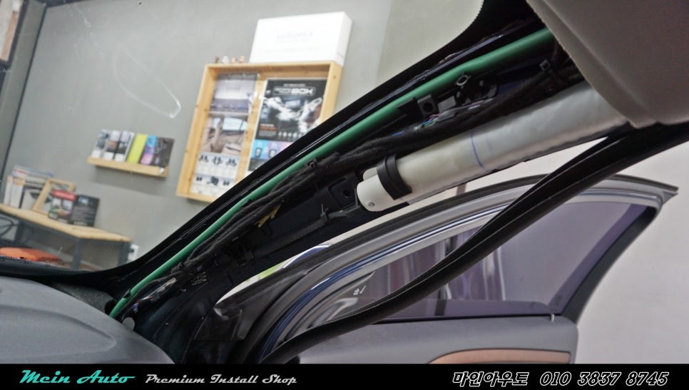 볼보 S80 아이패스 블랙 X1 ITB-6000FHD / 경남 창원 마산 부산 장유 수입차 블랙박스 장착 / 경남 창원