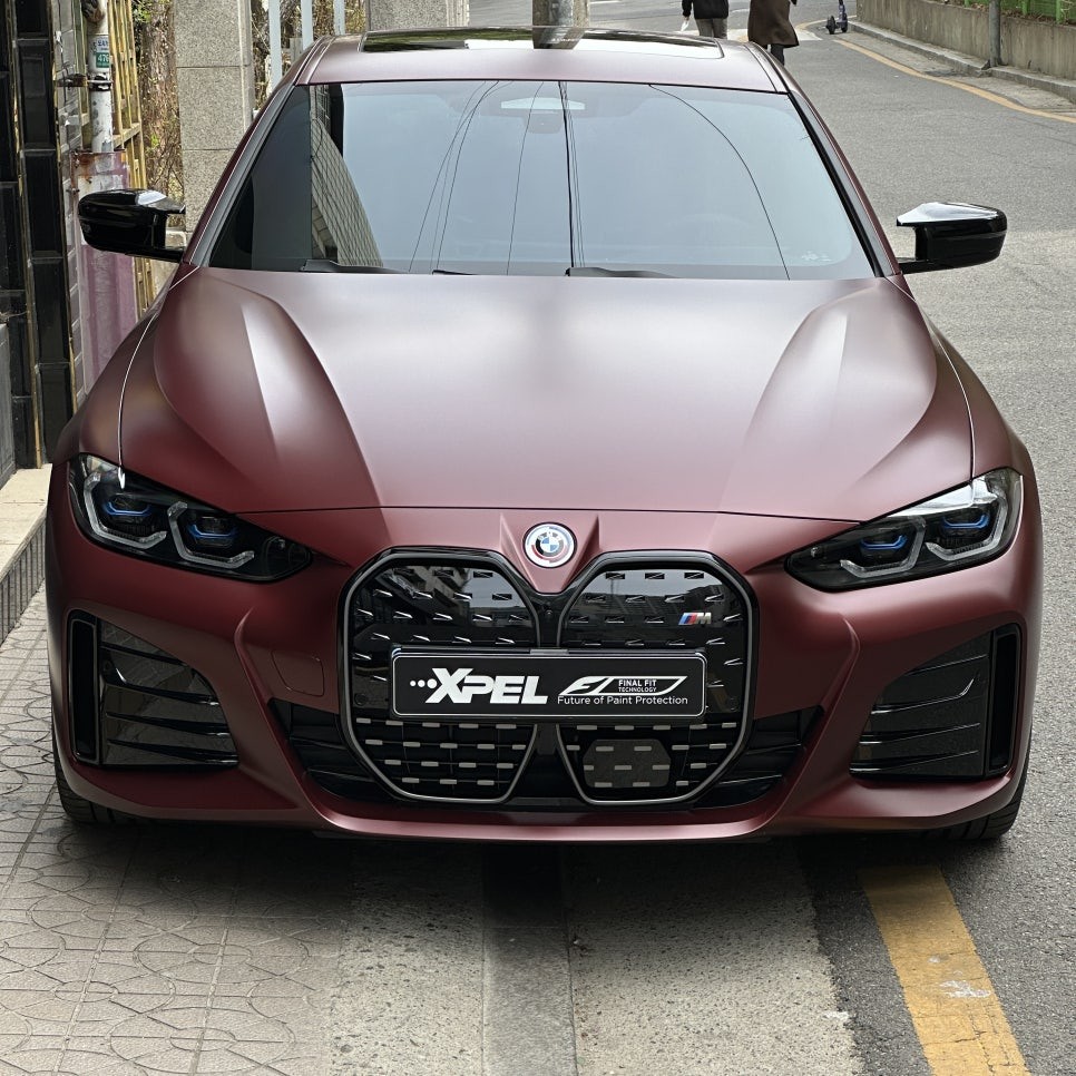 BMW i4 M50 Pro 썬팅,PPF에서 만족하고 추가로 요청한 틴팅 엑스펠 XR 플러스