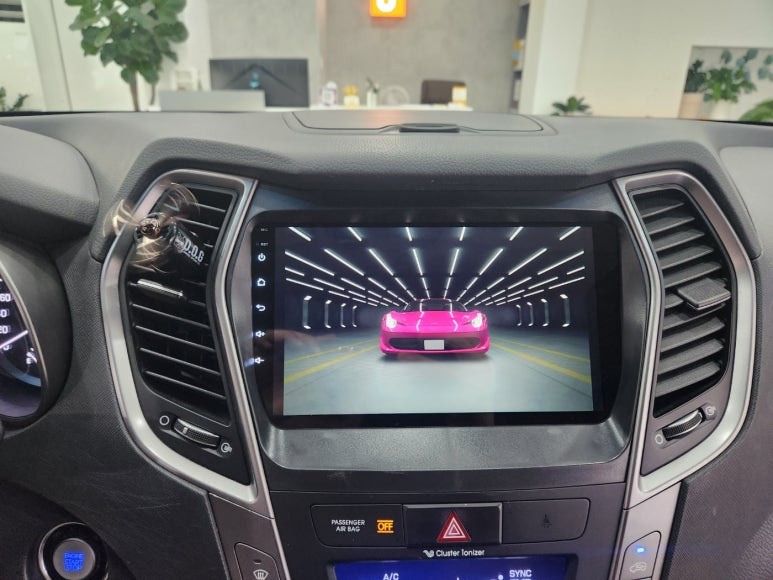 부산 수영 센텀 현대자동차 싼타페 DM 안드로이드 올인원 매립