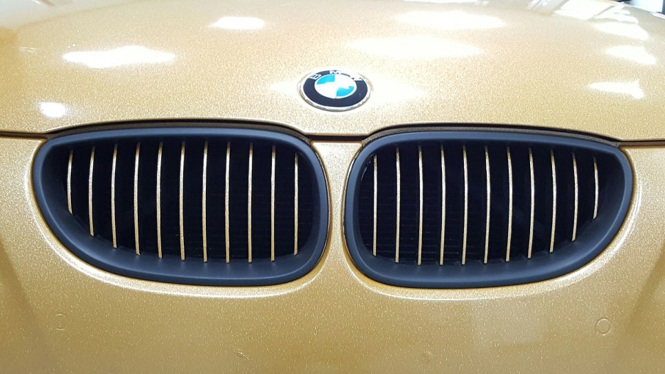 BMW 528 골드펄 전체랩핑 시공 / 원주시 무실동