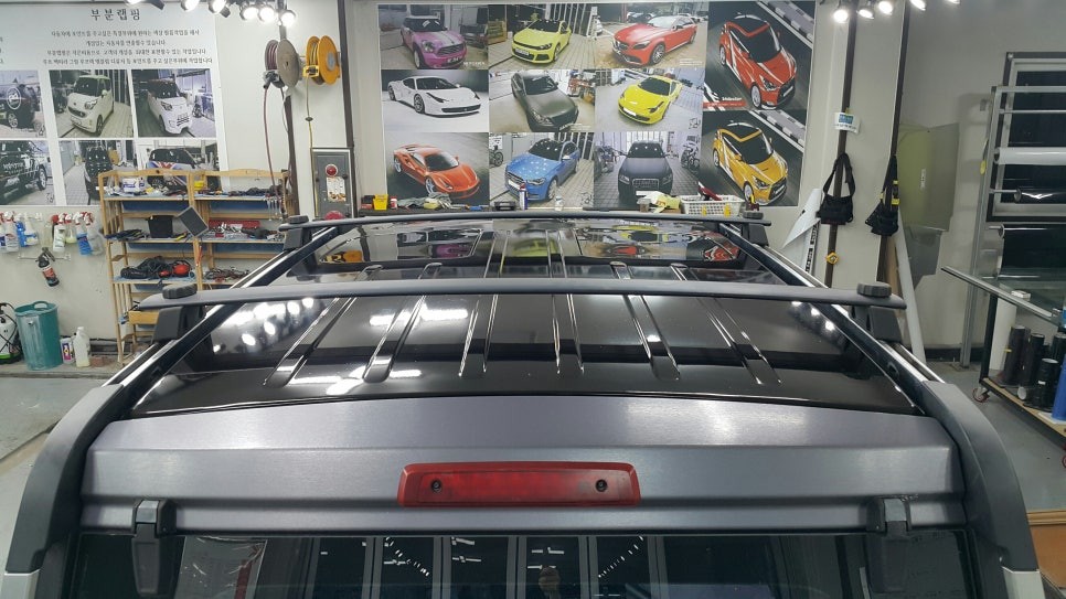 지프(Jeep) 스틸브러쉬 전체랩핑 - 원주전체랩핑 / 원주시 무실동