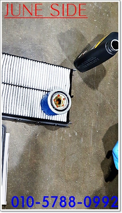 싼타페tm 루브리타 레이싱오일 0w40으로 엔진오일 교환해 봅니다      tune by june side / 대전, 세종, 천안