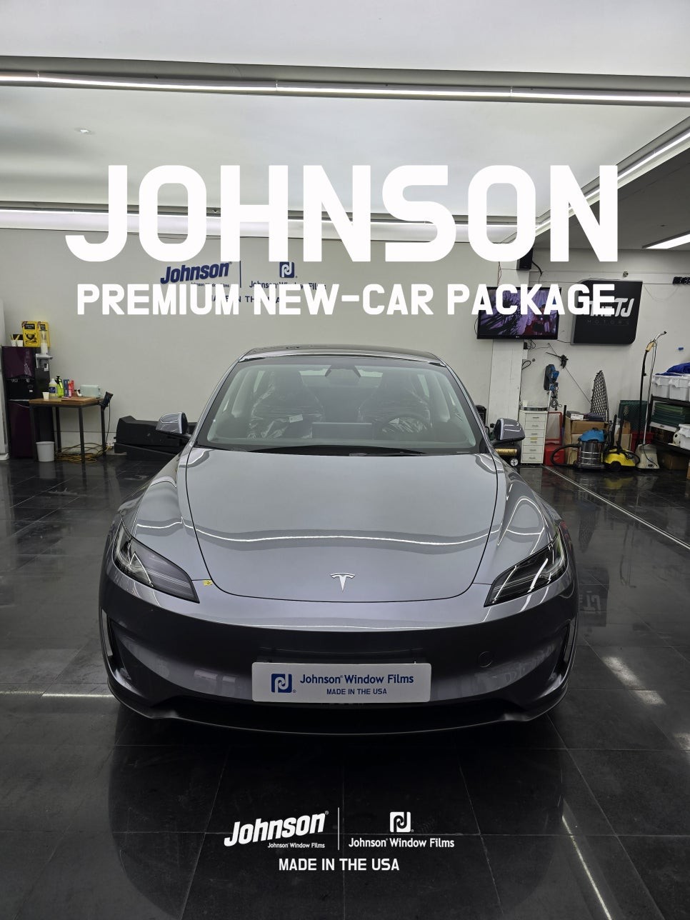 테슬라 모델3 하이랜드 퍼포먼스 퀵실버는 존슨썬팅이 최적화?! / 영등포구 당산동